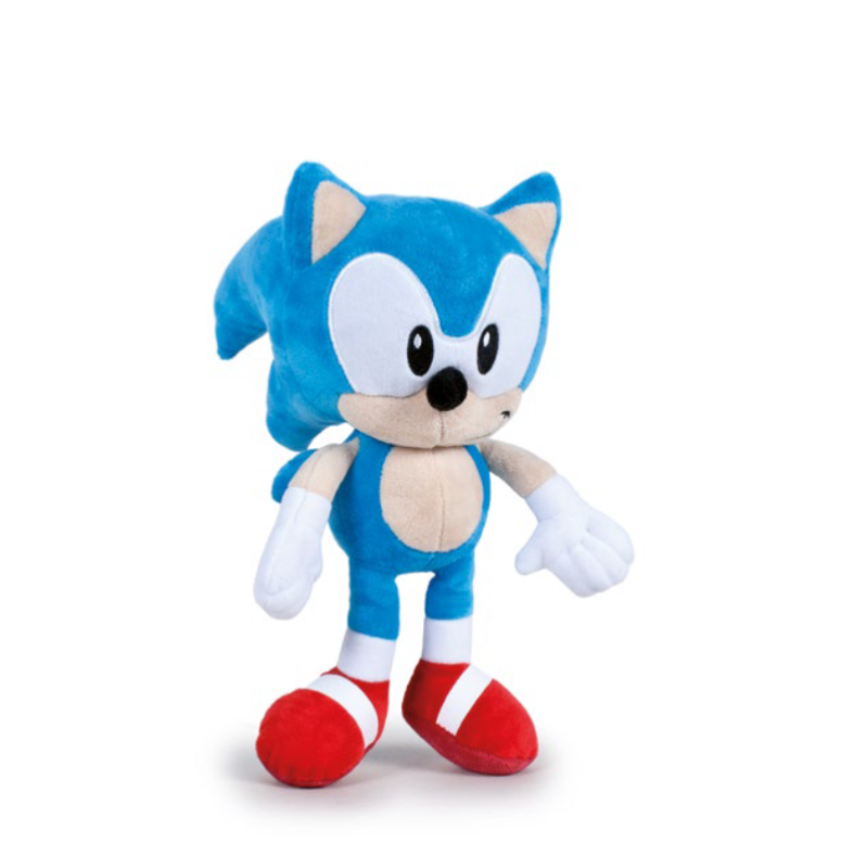 Sonic hérisson - peluche classique bleu 30 cm 